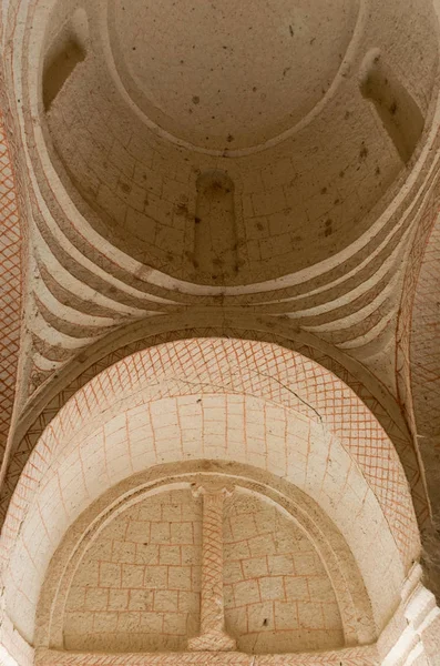 Каппадокии Турция Апреля 2016 Interior Meskendir Пещерную Церковь Раннего Православные — стоковое фото