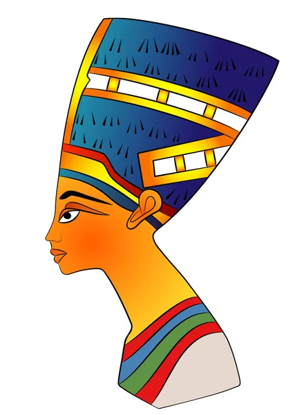Королева древнего Египта - вектор — стоковый вектор