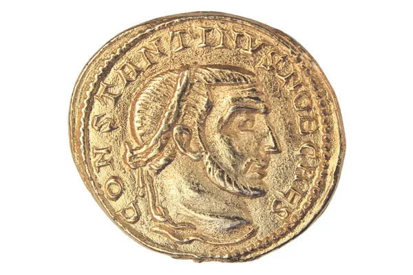 Древняя золотая монета — стоковое фото