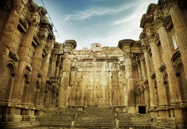 Старый римский храм в Баальбеке, Ливан — стоковое фото