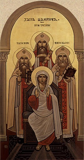 Святая Макрина, святитель Василий Великий, свт. Григорий Нисский и св. Петр Севастийский
